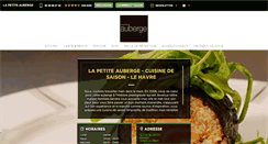 Desktop Screenshot of lapetiteauberge-lehavre.fr